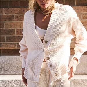 Free People Hailee Cardigan Set